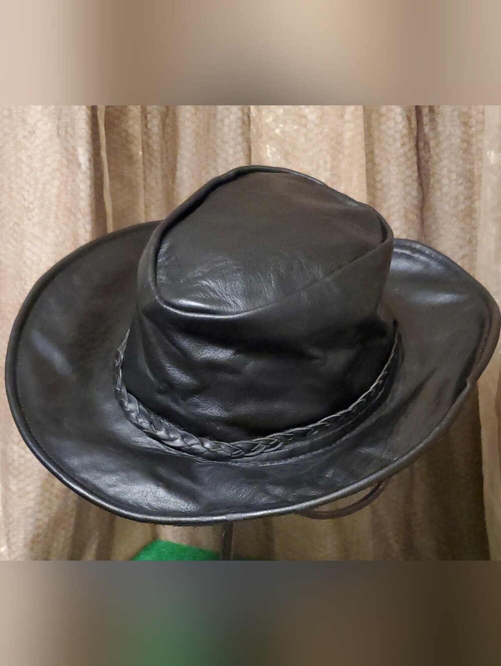 Leather Outback/cowboy Hat